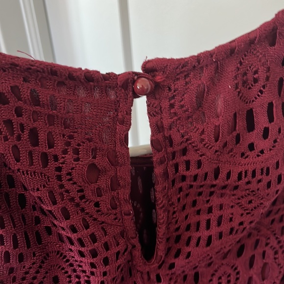 Wine / Maroon Dress - Picture 5 of 5